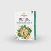 Gluten-Free and Lactose-Free Ricotta and Spinach Tortelli, Venice Pasta, 250g 