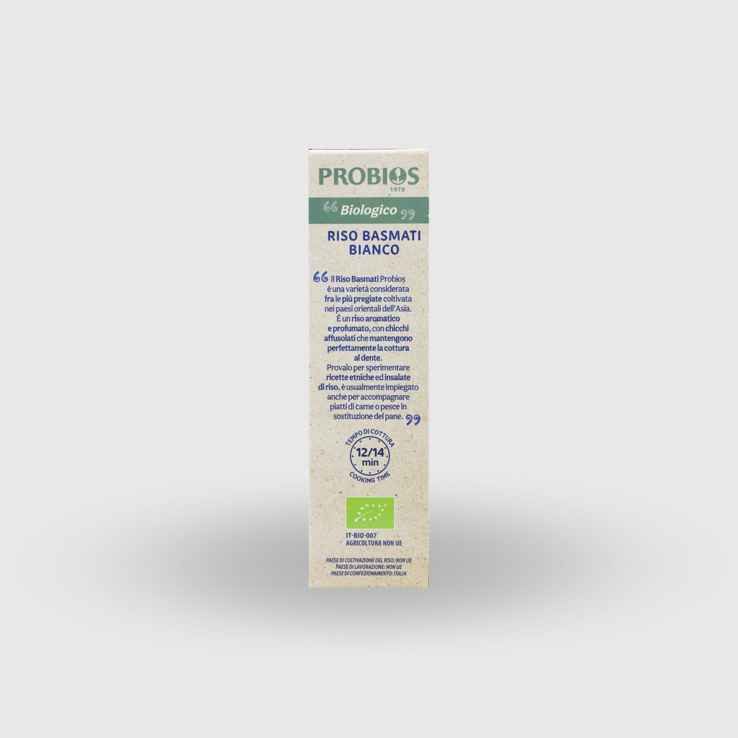 Weißer Basmati-Reis Glutenfrei Probios 500g