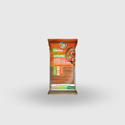 Pan Bauletto Dark with Seeds Gluten Free 350g