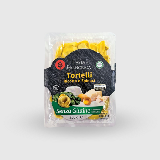 Ricotta and Spinach Tortelli with Parmigiano Reggiano Gluten Free Pasta by Francesca 250g