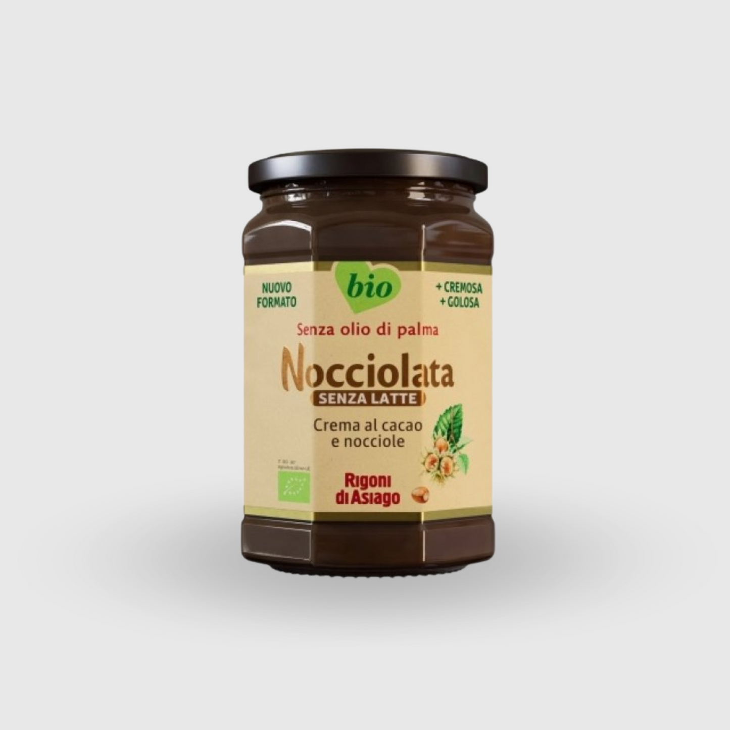 Organic Hazelnut Cream Veg Without Milk Rigoni di Asiago 270g