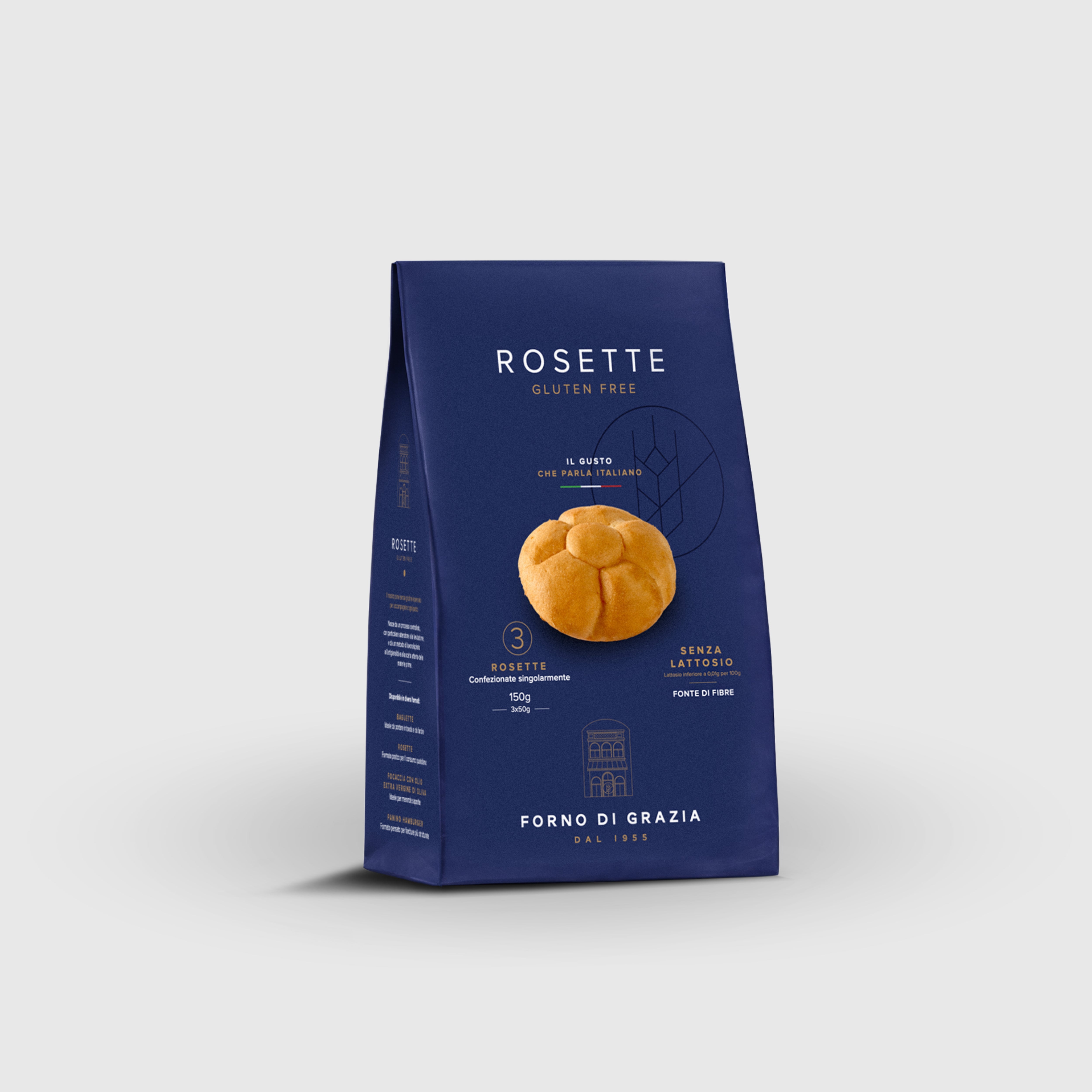 Rosette Senza Glutine e Senza Lattosio Forno di Grazia 150g