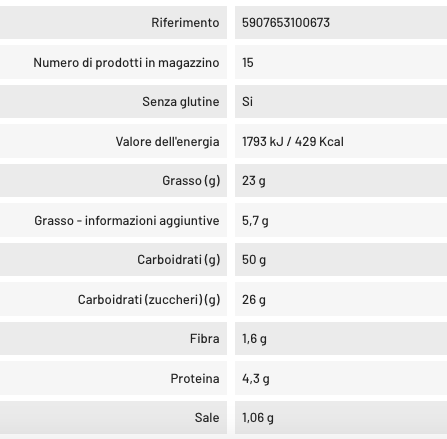 Balviten Gluten Free Coconut Cake 220g