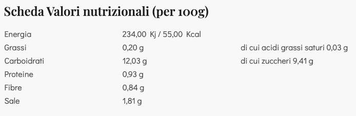 Poivrons aigres-doux Valgiò sans nickel 310 g