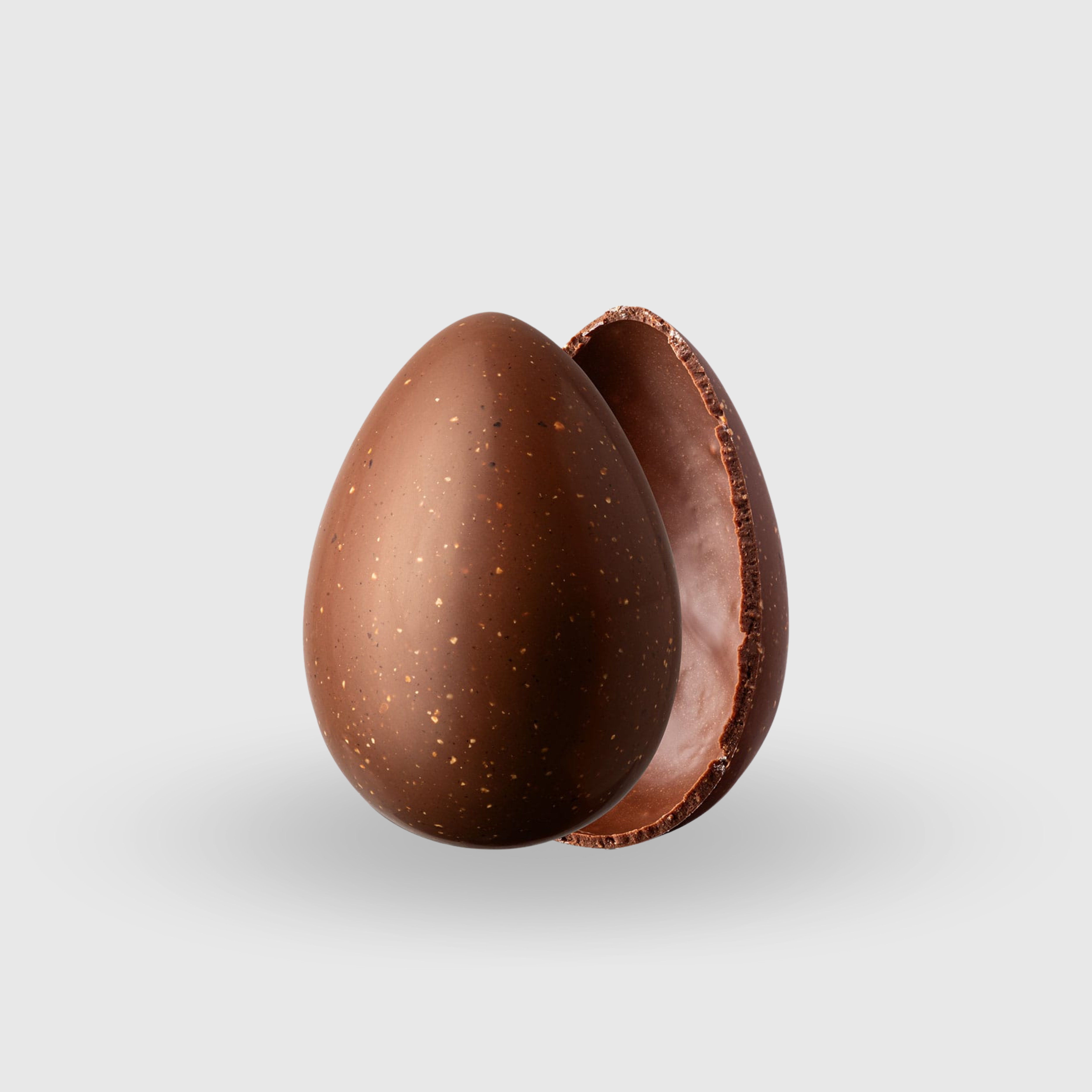 Uovo di Pasqua al Cioccolato al Latte con granella di nocciole Senza Glutine e Senza Latte Vegano Mr Sciocco 300g