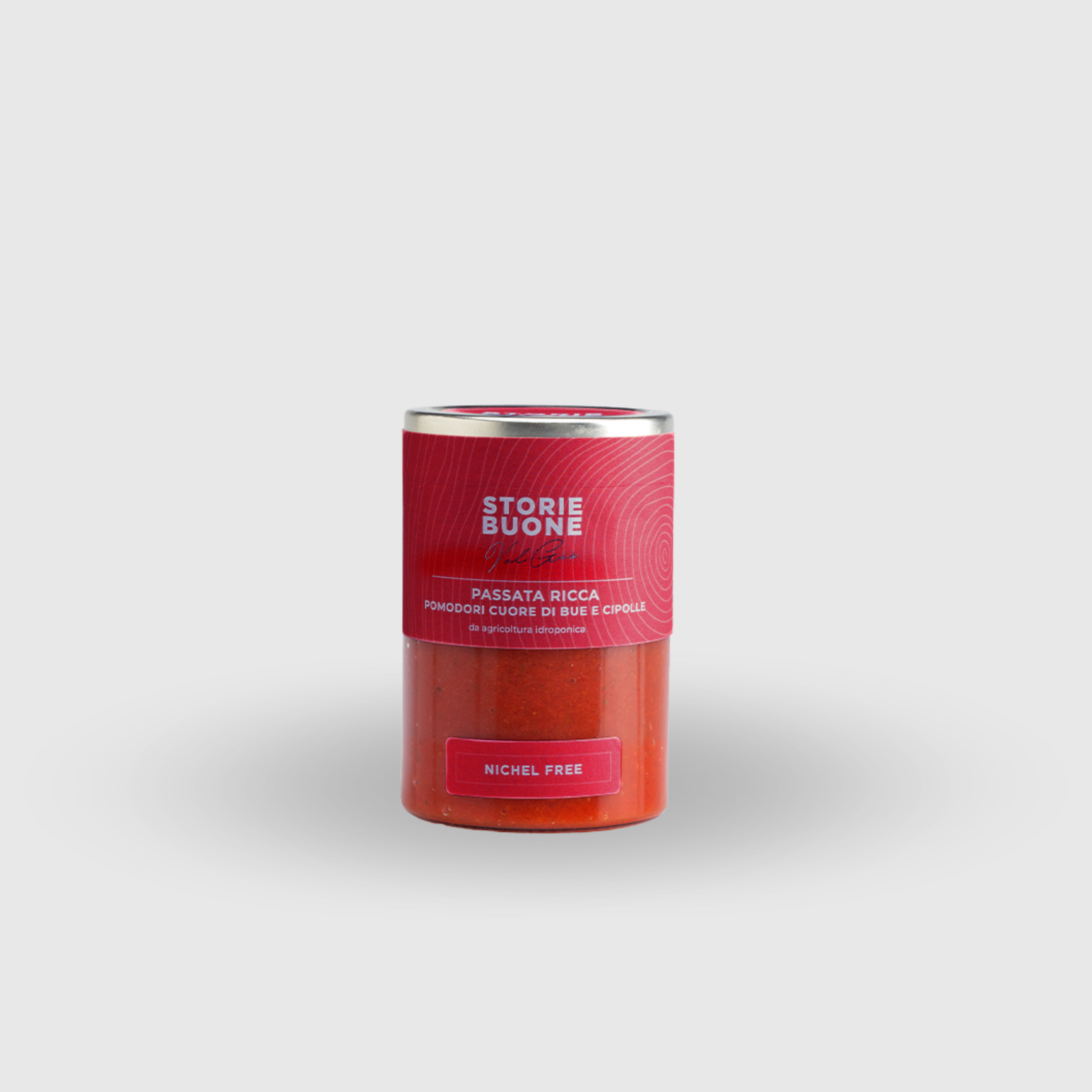 Purée de tomates cœur de bœuf et oignons Valgiò sans nickel 310 g