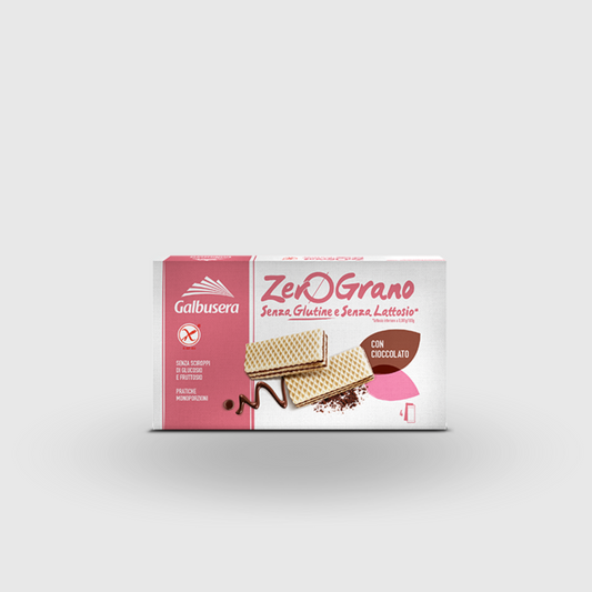 Galbusera Wafers with Zerograno Chocolate 180g Gluten Free and Lactose Free