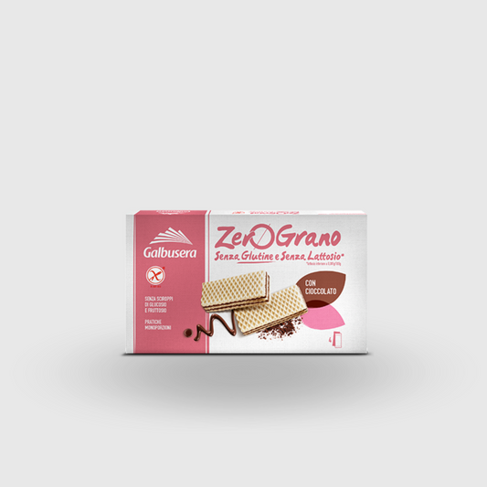 Wafer con Cioccolato Zerograno 180g Senza Glutine e Senza Lattosio