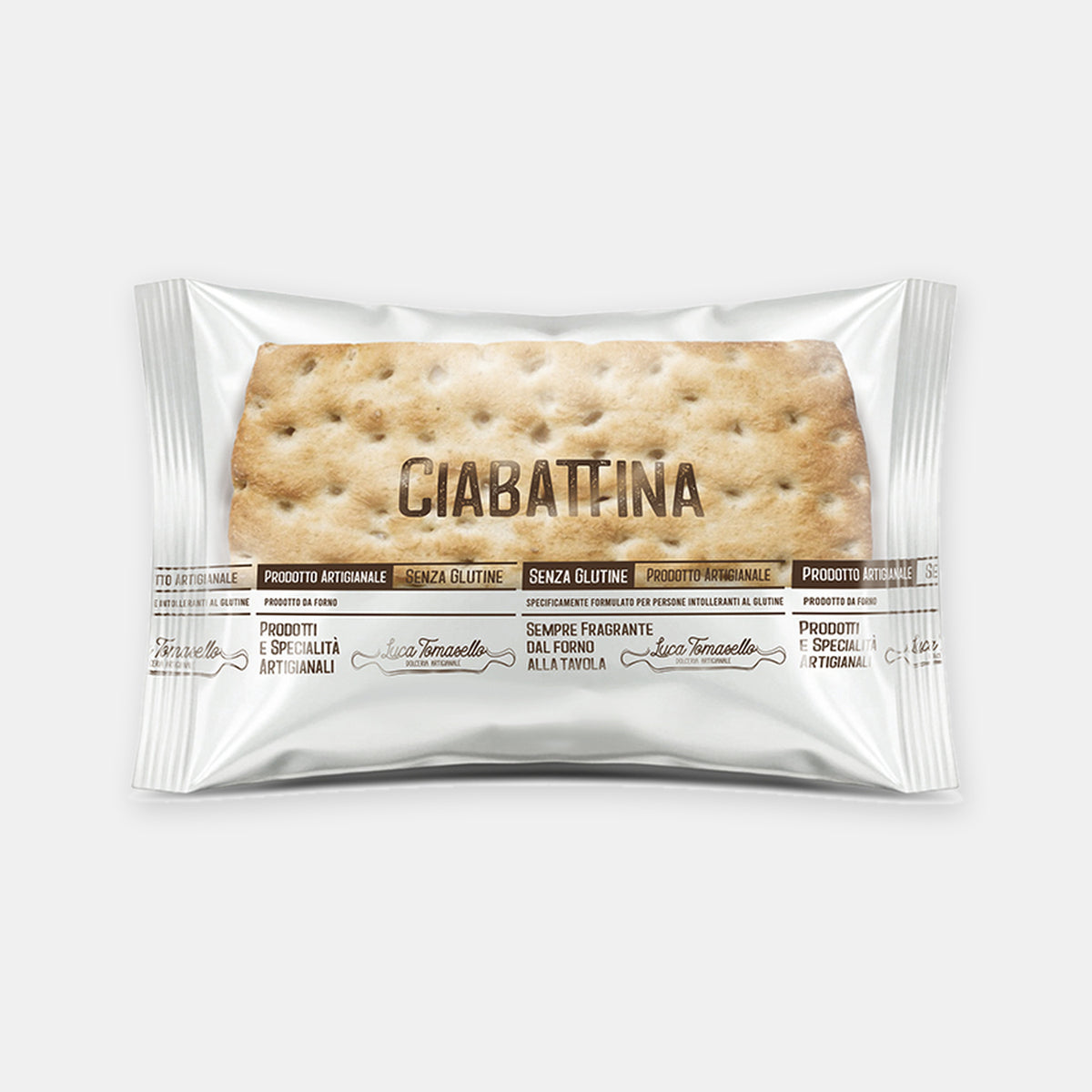 Ciabattina senza glutine Luca Tomasello 100g confezione