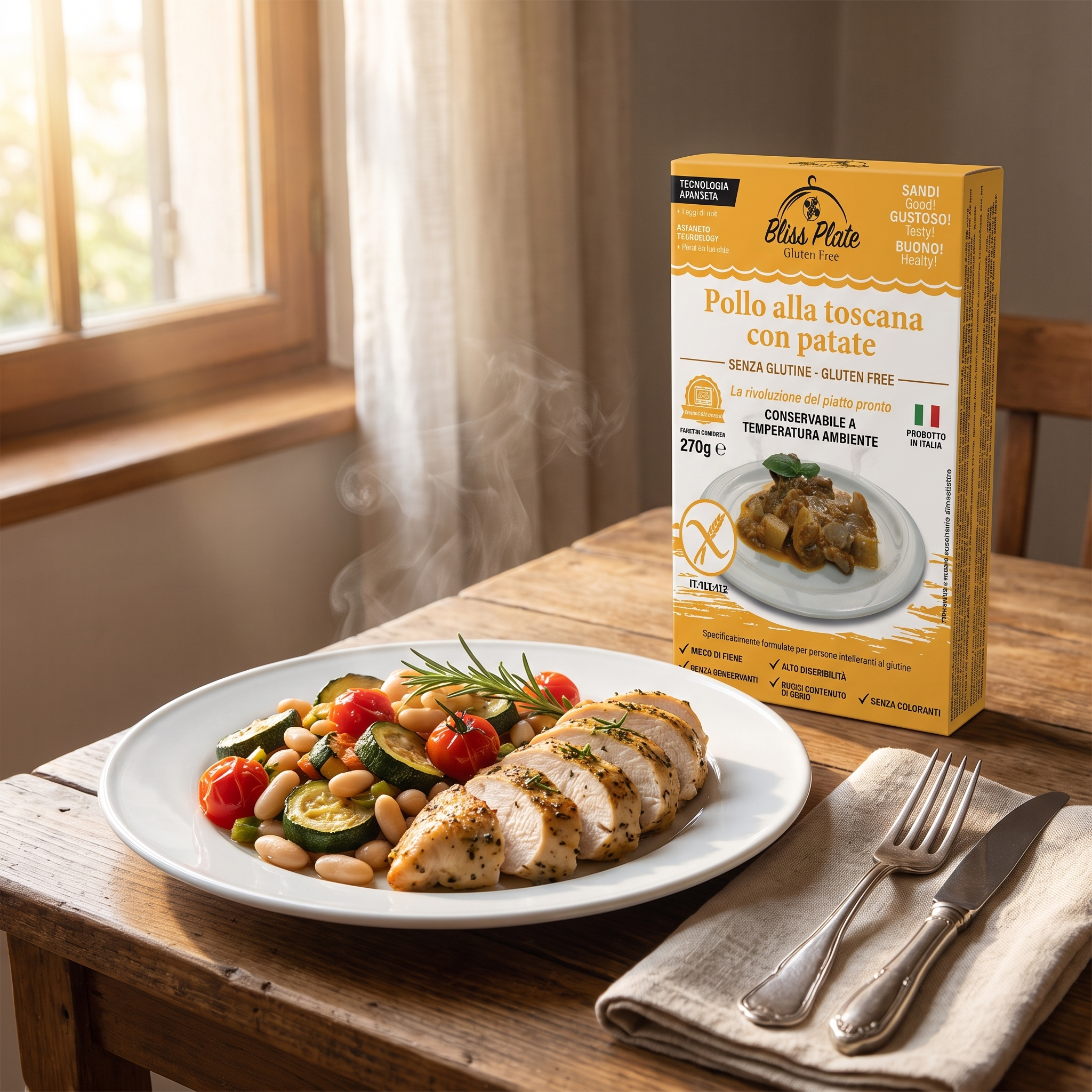 Bliss Plate Pollo Toscana - lifestyle tavola italiana