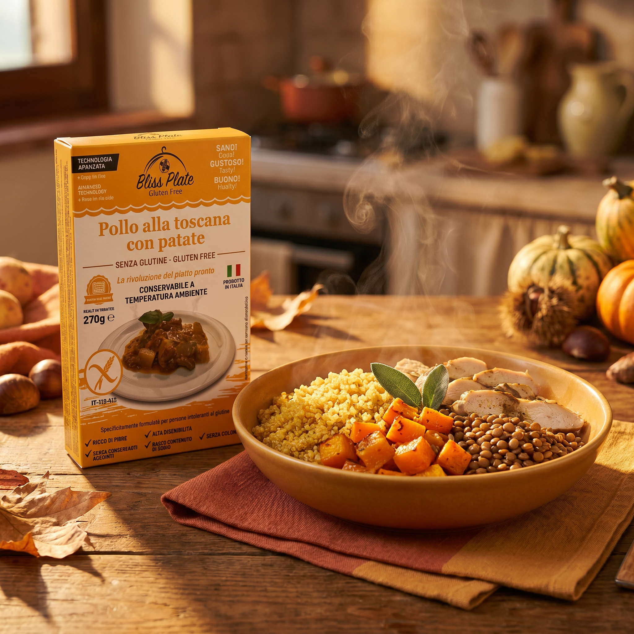 Bliss Plate Quinoa Zucca Lenticchie - lifestyle autunnale