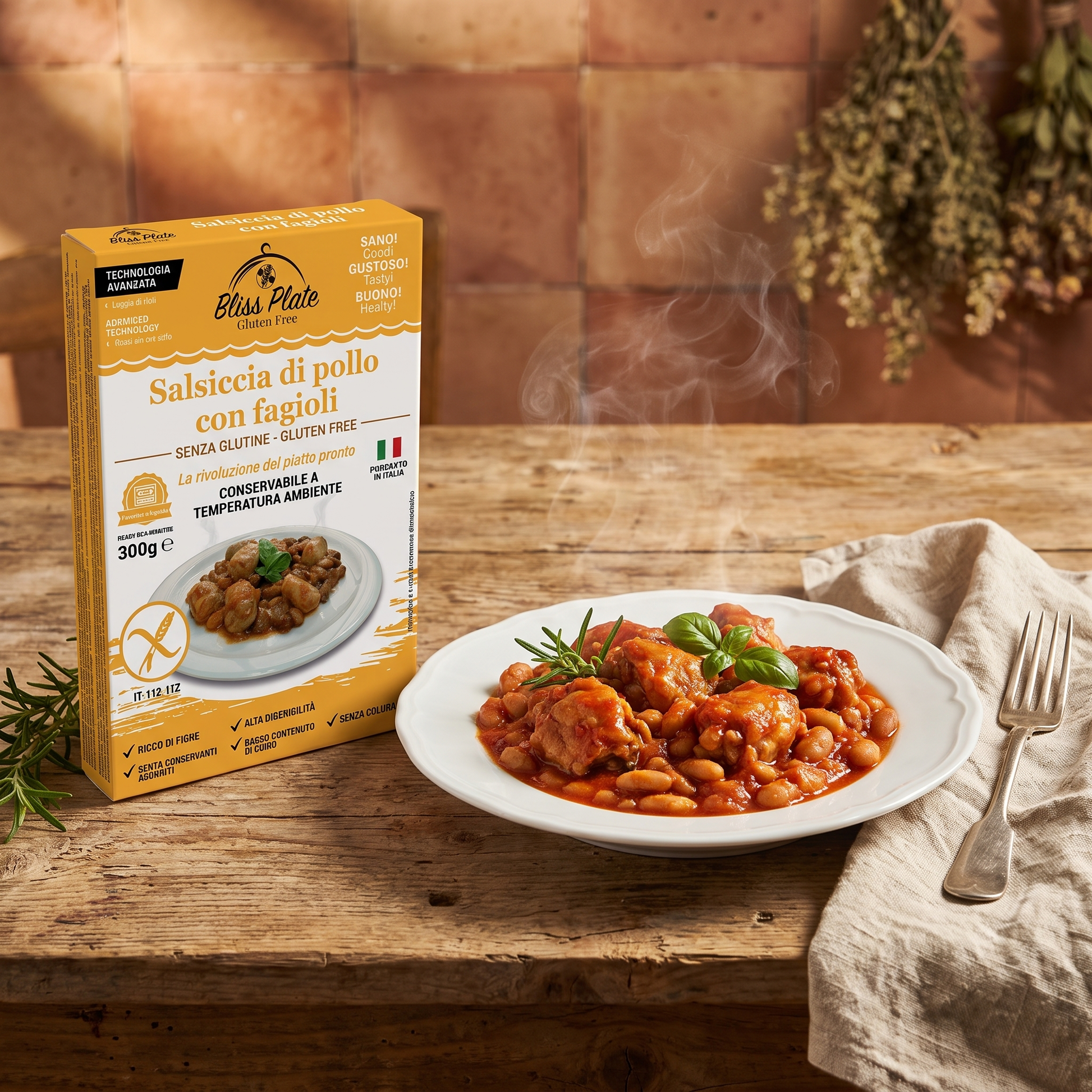 Bliss Plate Pollo Fagioli - lifestyle mediterraneo