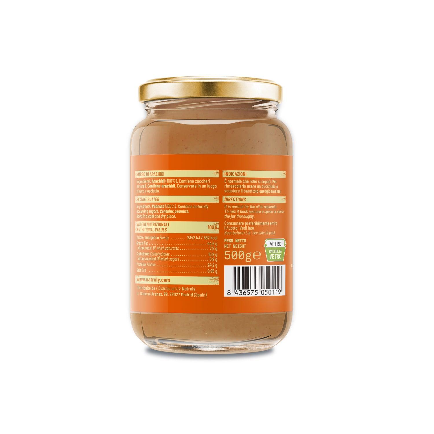 Crema 100% Arachidi 500g - Glusen