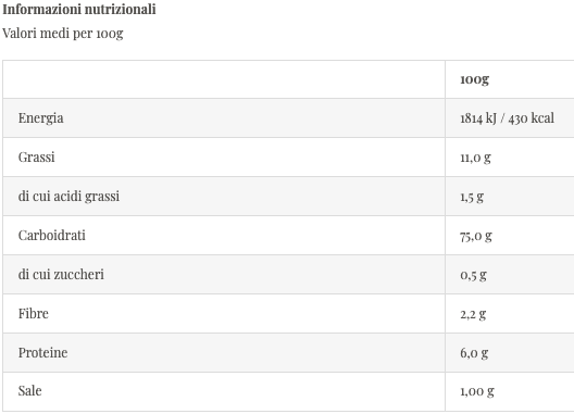 Si&no di mais Bio senza glutine - Glusen